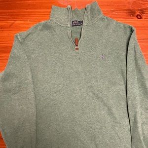 Large Polo Quarter Zip Sweater
